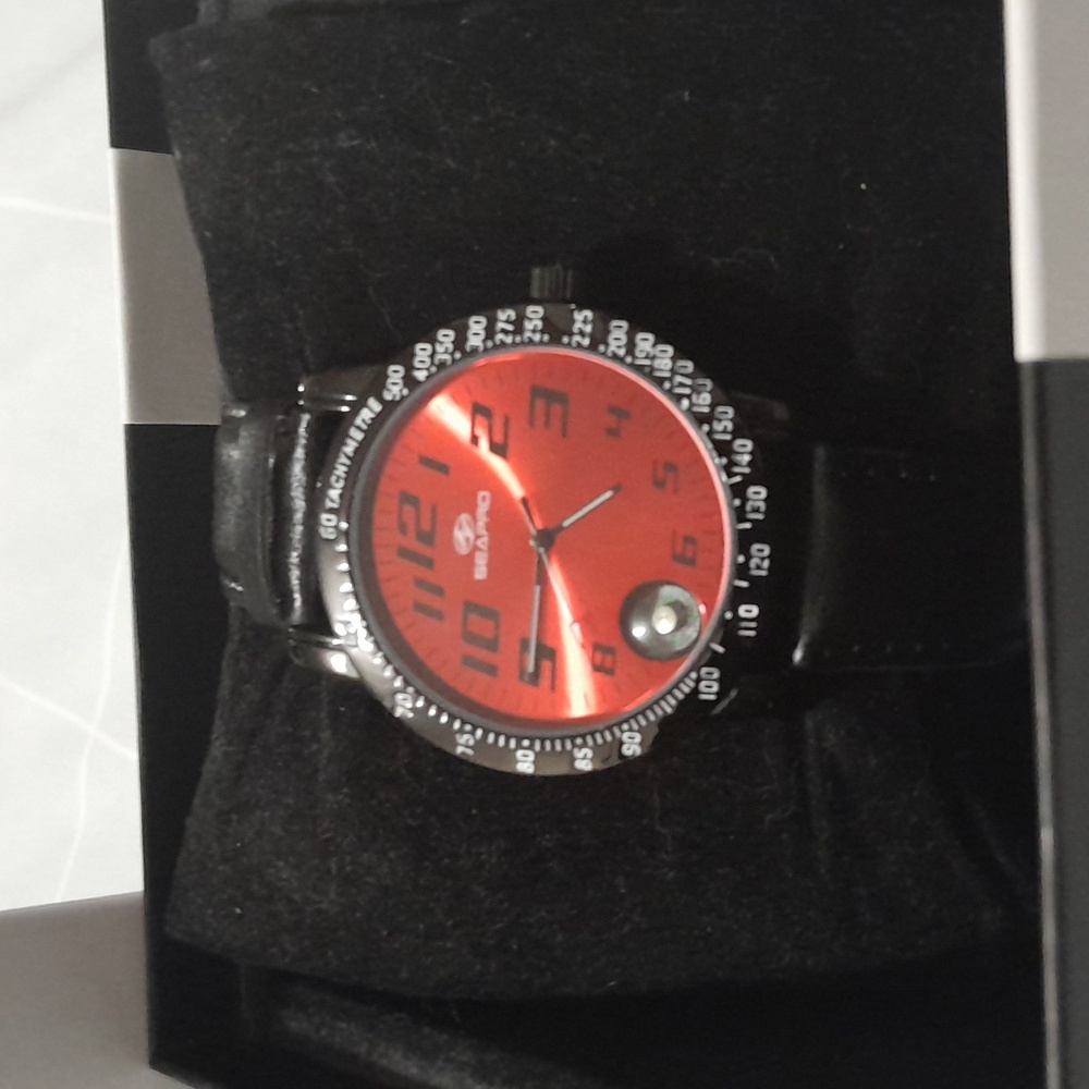 Seapro Raceway Sp5111 Red and Black Watch